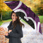Waiporoporo Aotearoa Atua Tumatauenga Personalised Umbrella Maori God Of War Tiki With Taiaha