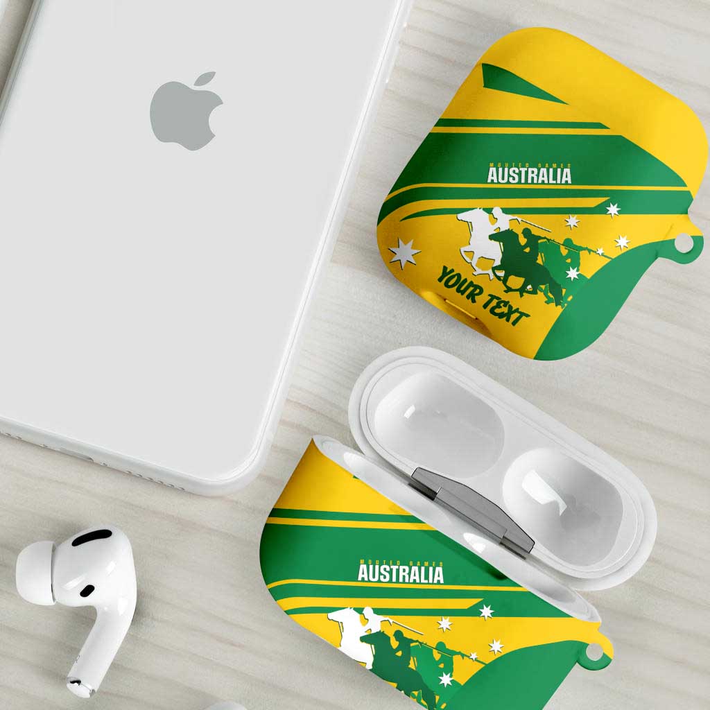 Personalised Mounted Games Australia AirPods Case Nations 2025 Championship National Color - Aussie Hoodie
