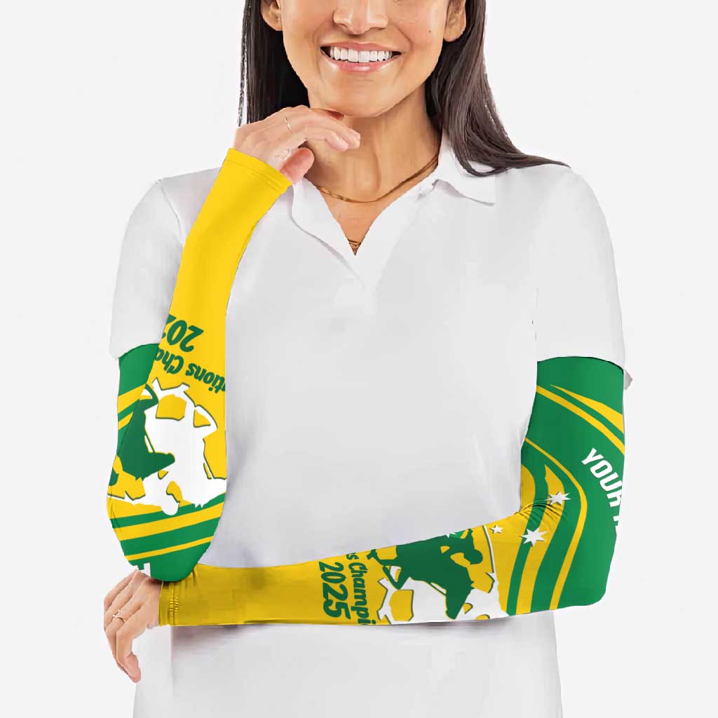 Personalised Mounted Games Australia Arm Sleeves Nations 2025 Championship National Color - Aussie Hoodie
