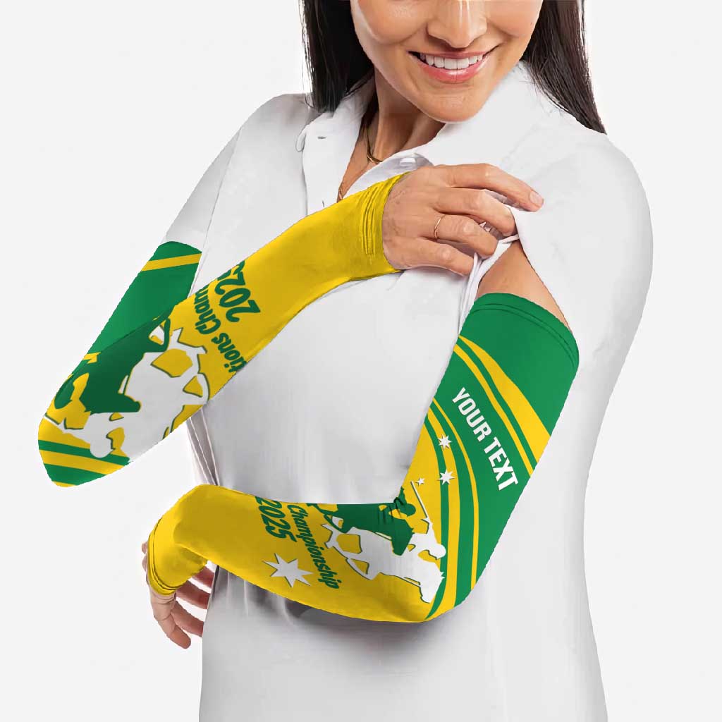 Personalised Mounted Games Australia Arm Sleeves Nations 2025 Championship National Color - Aussie Hoodie