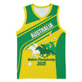 Personalised Mounted Games Australia Basketball Jersey Nations 2025 Championship National Color - Aussie Hoodie