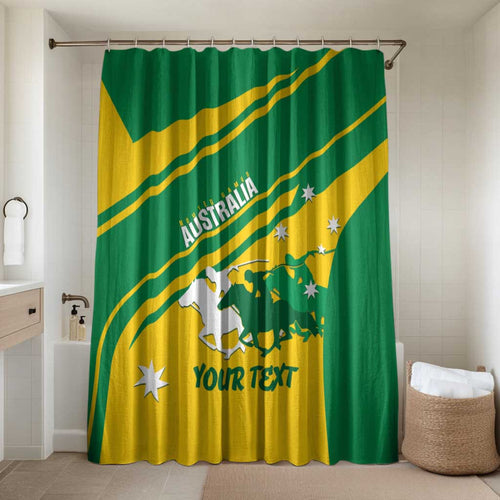 Personalised Mounted Games Australia Bathroom Set Nations 2025 Championship National Color - Aussie Hoodie