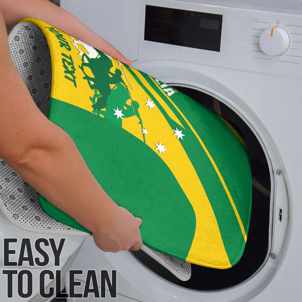 Personalised Mounted Games Australia Bathroom Set Nations 2025 Championship National Color - Aussie Hoodie