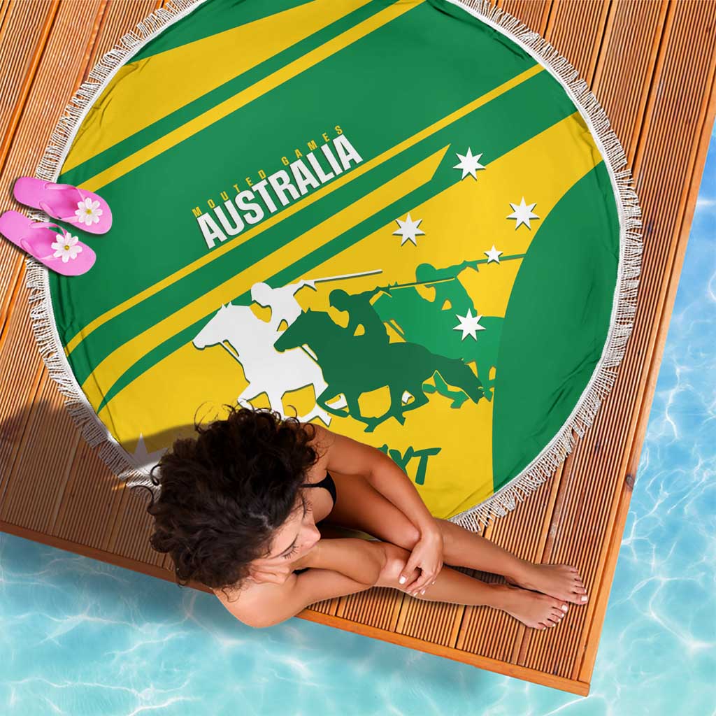 Personalised Mounted Games Australia Beach Blanket Nations 2025 Championship National Color - Aussie Hoodie