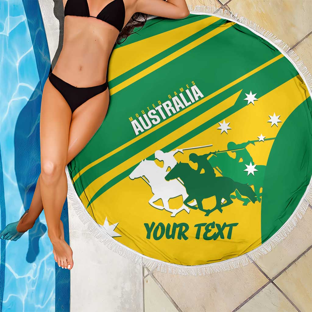 Personalised Mounted Games Australia Beach Blanket Nations 2025 Championship National Color - Aussie Hoodie