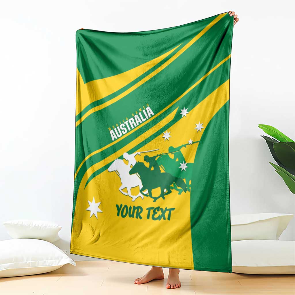 Personalised Mounted Games Australia Blanket Nations 2025 Championship National Color - Aussie Hoodie