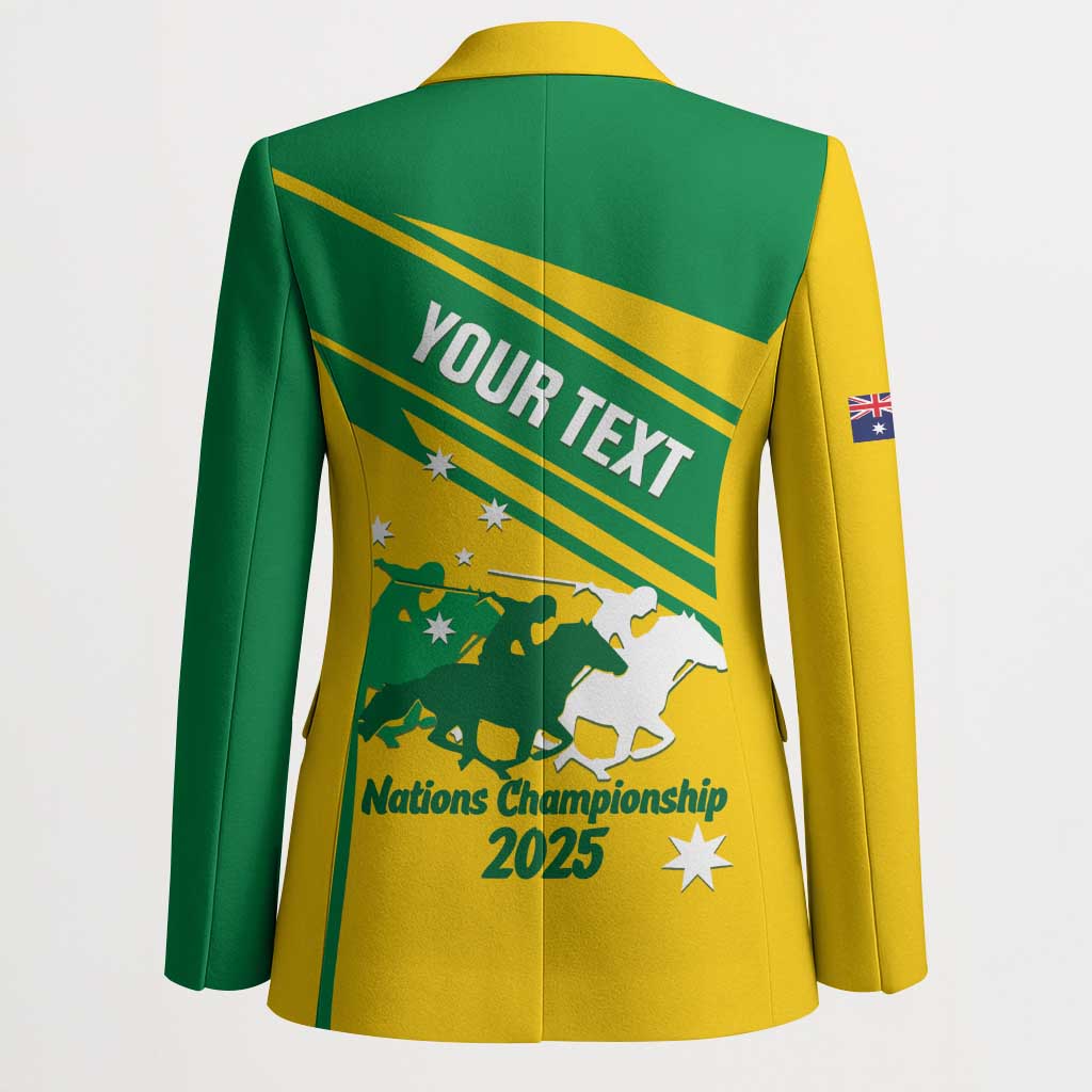 Personalised Mounted Games Australia Blazer Nations 2025 Championship National Color - Aussie Hoodie