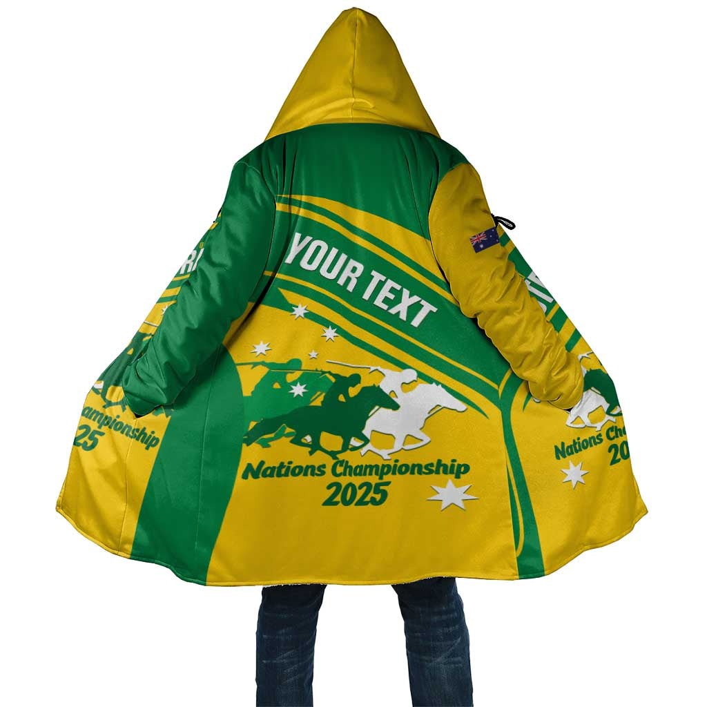 Personalised Mounted Games Australia Cloak Nations 2025 Championship National Color - Aussie Hoodie