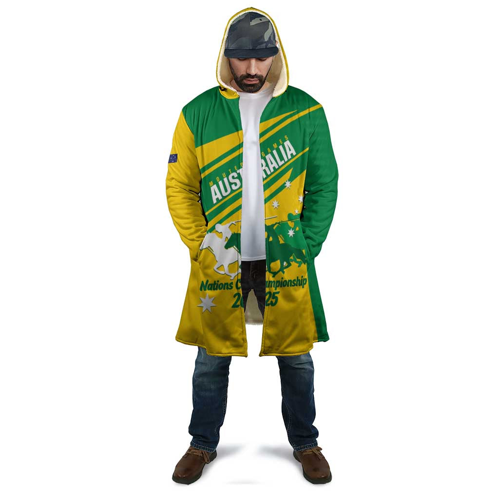 Personalised Mounted Games Australia Cloak Nations 2025 Championship National Color - Aussie Hoodie