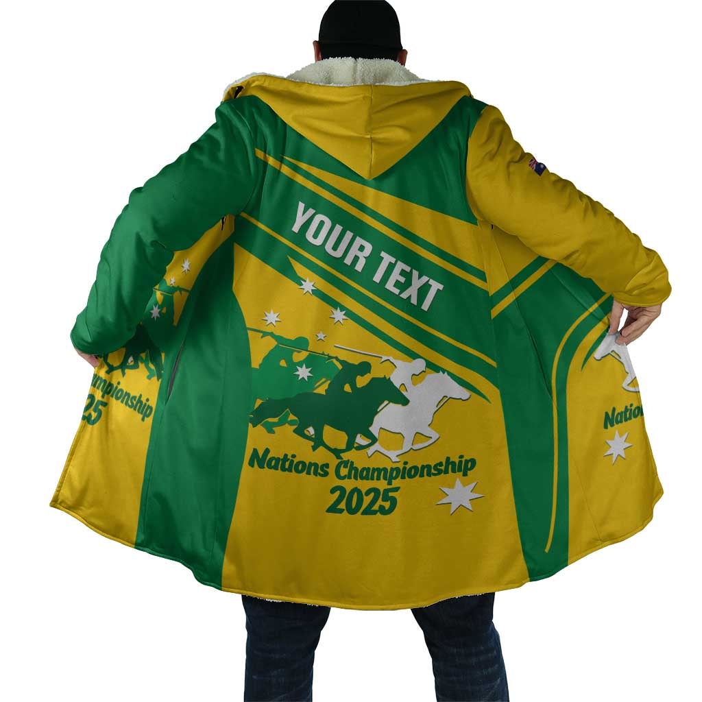 Personalised Mounted Games Australia Cloak Nations 2025 Championship National Color - Aussie Hoodie