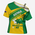 Personalised Mounted Games Australia Cross Shoulder Shirt Nations 2025 Championship National Color - Aussie Hoodie