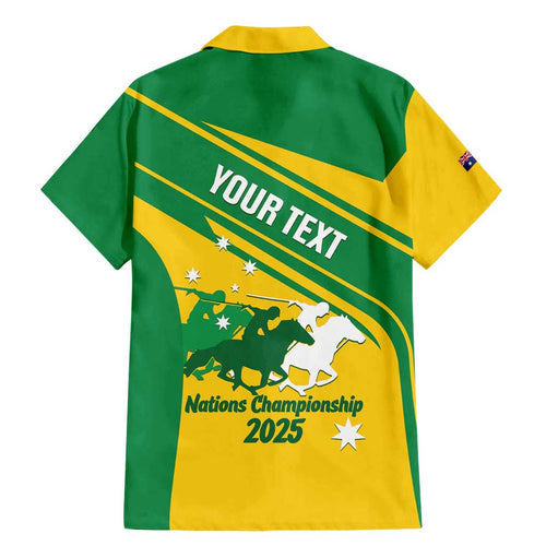 Personalised Mounted Games Australia Family Matching Mermaid Dress and Hawaiian Shirt Nations 2025 Championship National Color - Aussie Hoodie