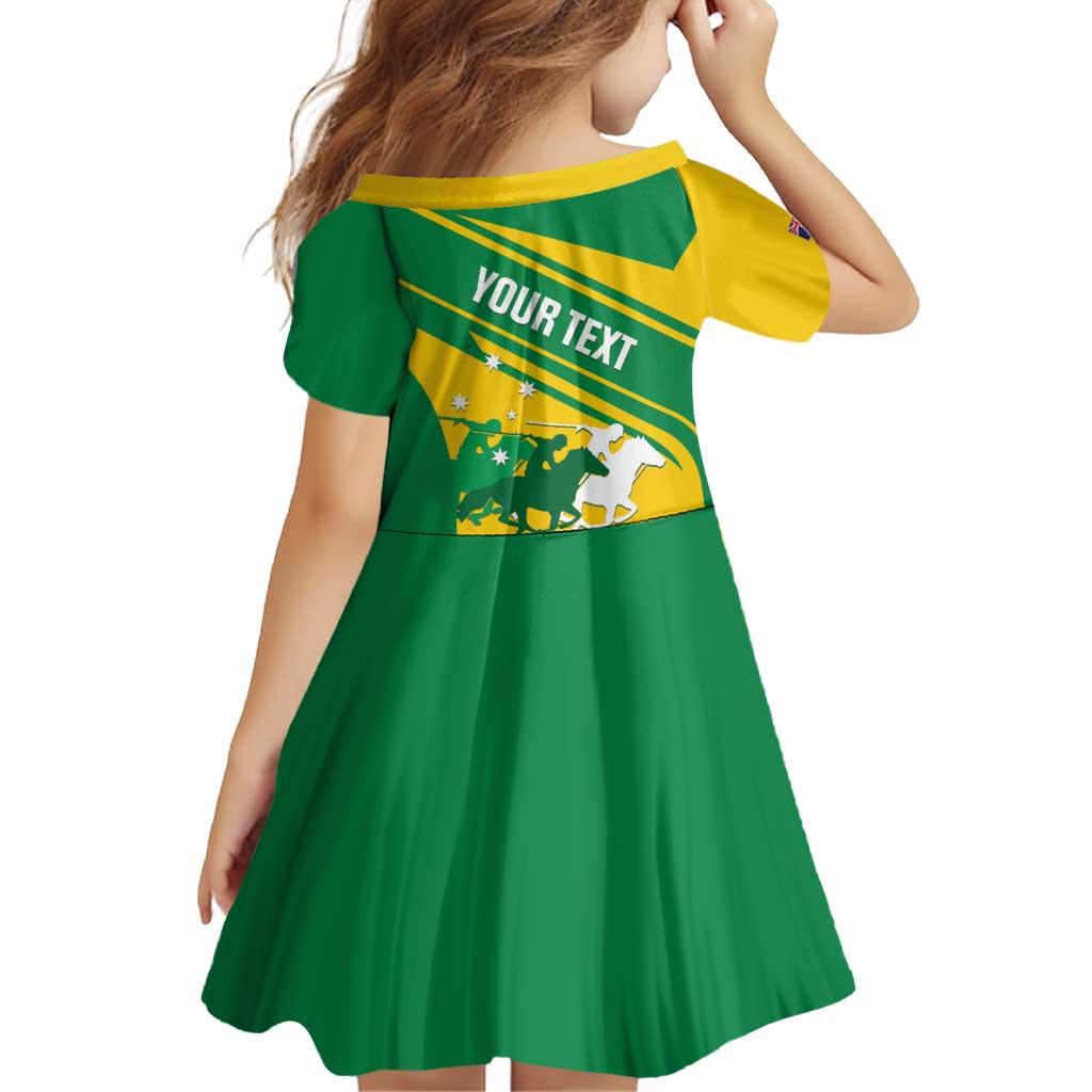 Personalised Mounted Games Australia Family Matching Off Shoulder Short Dress and Hawaiian Shirt Nations 2025 Championship National Color - Aussie Hoodie
