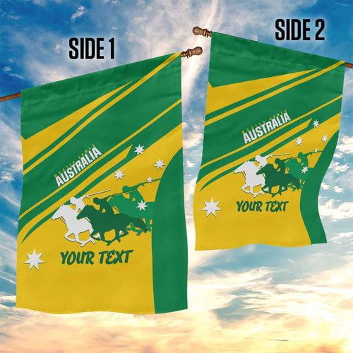 Personalised Mounted Games Australia Garden Flag Nations 2025 Championship National Color - Aussie Hoodie