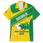 Personalised Mounted Games Australia Hawaiian Shirt Nations 2025 Championship National Color - Aussie Hoodie