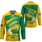 Personalised Mounted Games Australia Hockey Jersey Nations 2025 Championship National Color - Aussie Hoodie
