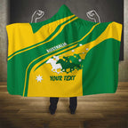 Personalised Mounted Games Australia Hooded Blanket Nations 2025 Championship National Color - Aussie Hoodie