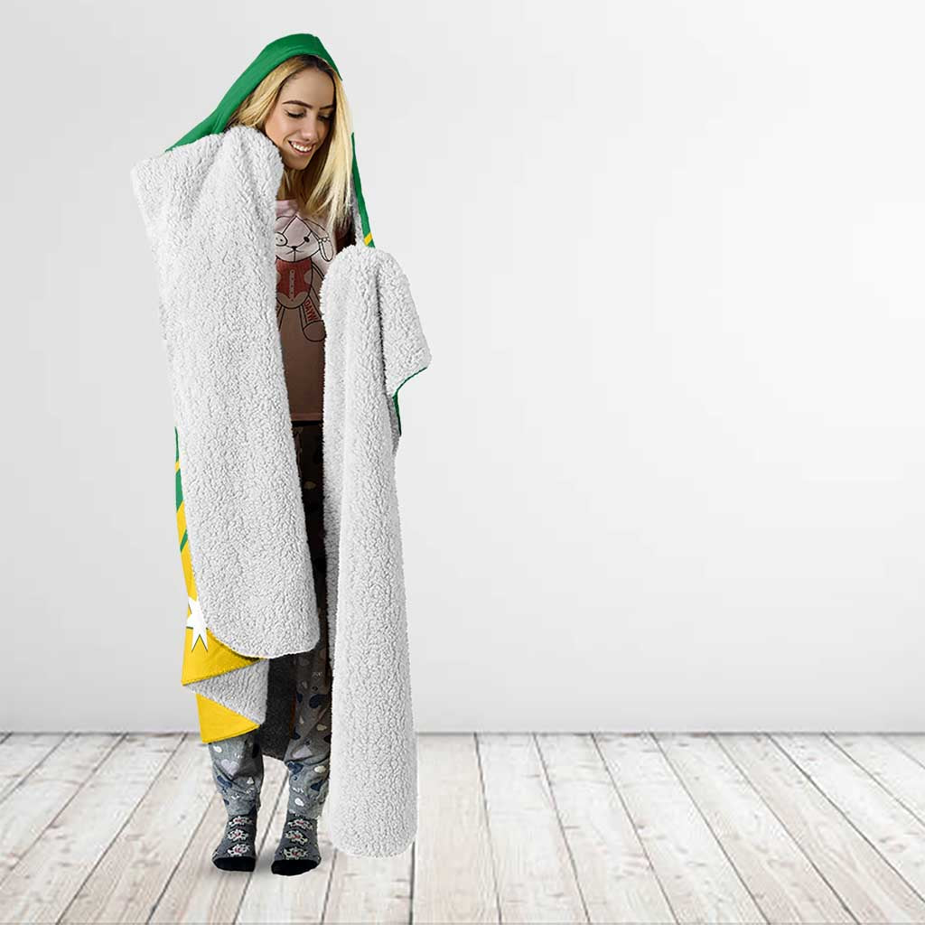 Personalised Mounted Games Australia Hooded Blanket Nations 2025 Championship National Color - Aussie Hoodie