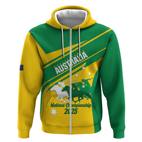 Personalised Mounted Games Australia Hoodie Nations 2025 Championship National Color - Aussie Hoodie
