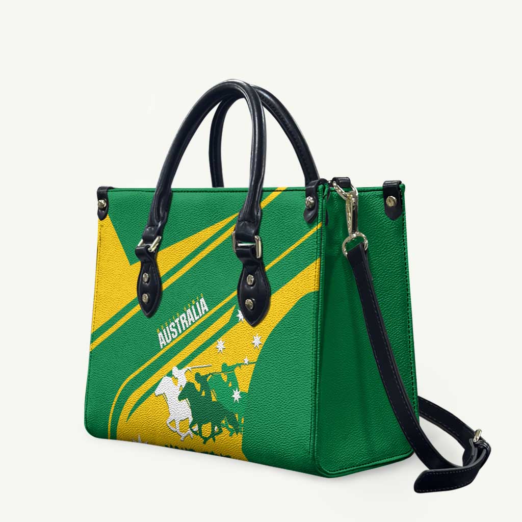 Personalised Mounted Games Australia Leather Bag Nations 2025 Championship National Color - Aussie Hoodie