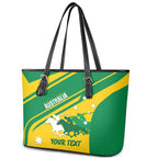 Personalised Mounted Games Australia Leather Tote Bag Nations 2025 Championship National Color - Aussie Hoodie