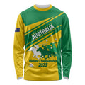 Personalised Mounted Games Australia Long Sleeve Shirt Nations 2025 Championship National Color - Aussie Hoodie