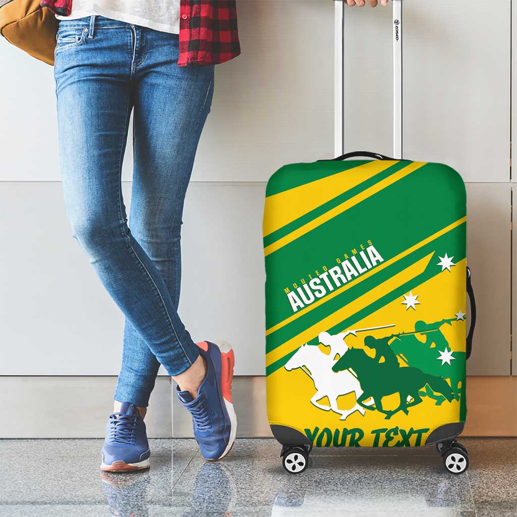 Personalised Mounted Games Australia Luggage Cover Nations 2025 Championship National Color - Aussie Hoodie