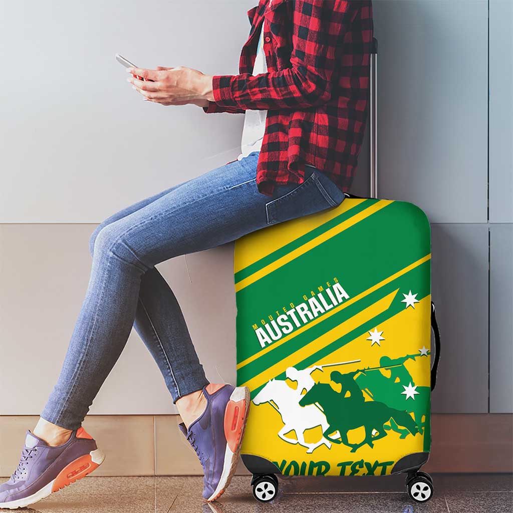 Personalised Mounted Games Australia Luggage Cover Nations 2025 Championship National Color - Aussie Hoodie