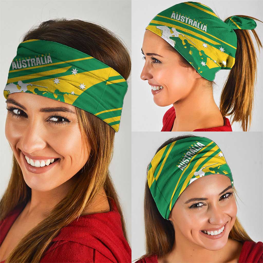 Personalised Mounted Games Australia Neck Gaiter Nations 2025 Championship National Color - Aussie Hoodie