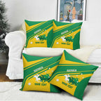 Personalised Mounted Games Australia Pillow Cover Nations 2025 Championship National Color - Aussie Hoodie
