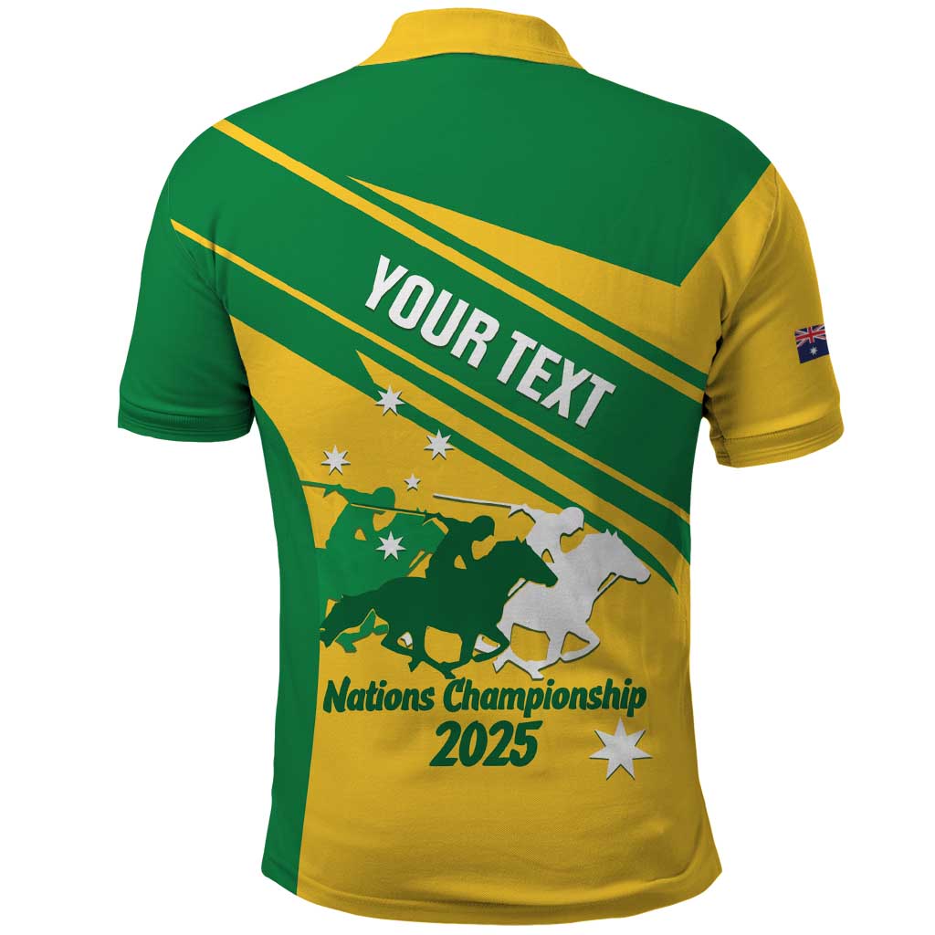 Personalised Mounted Games Australia Polo Shirt Nations 2025 Championship National Color - Aussie Hoodie
