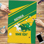 Personalised Mounted Games Australia Puzzle Nations 2025 Championship National Color - Aussie Hoodie