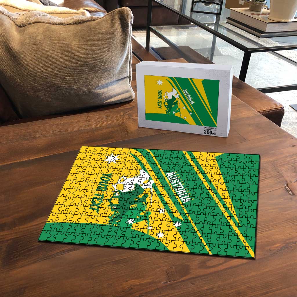 Personalised Mounted Games Australia Puzzle Nations 2025 Championship National Color - Aussie Hoodie