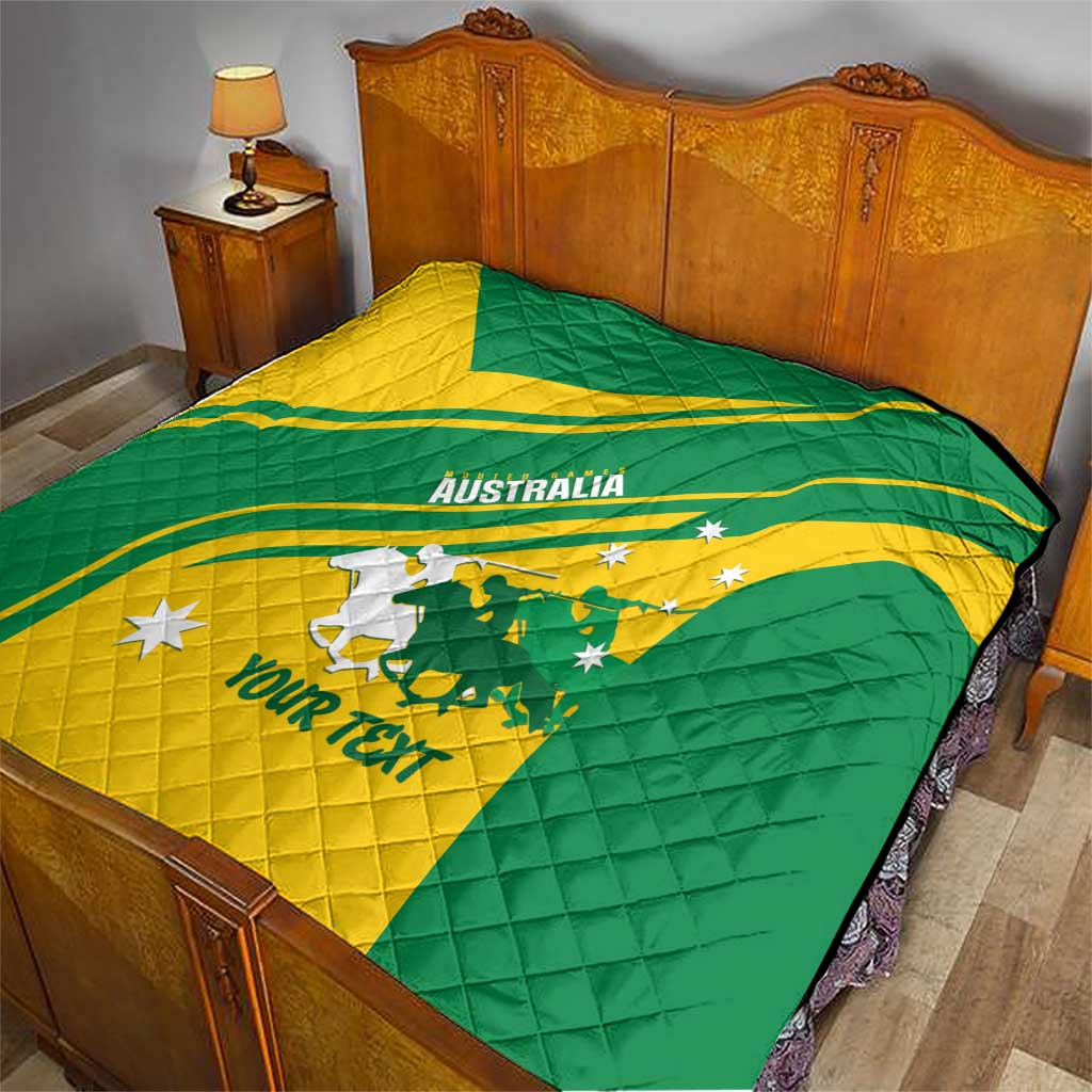 Personalised Mounted Games Australia Quilt Nations 2025 Championship National Color - Aussie Hoodie