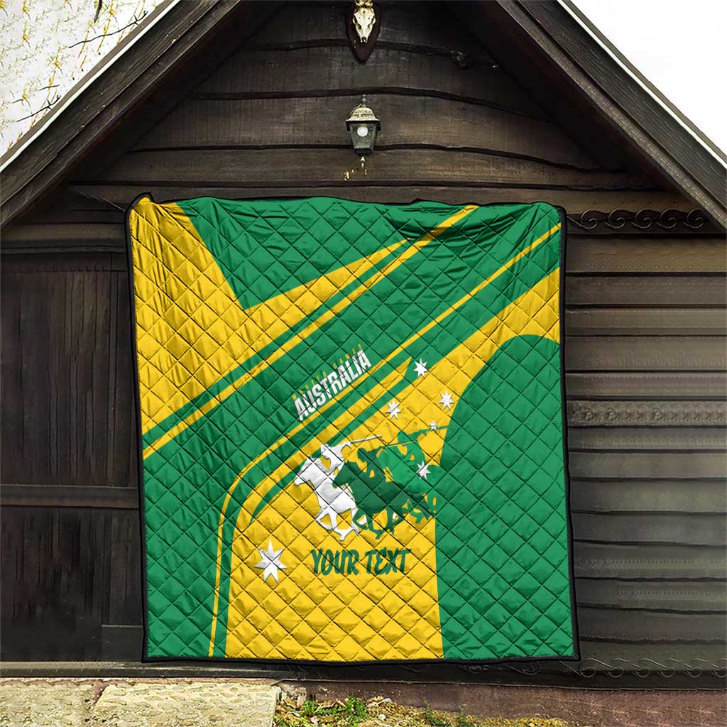 Personalised Mounted Games Australia Quilt Nations 2025 Championship National Color - Aussie Hoodie