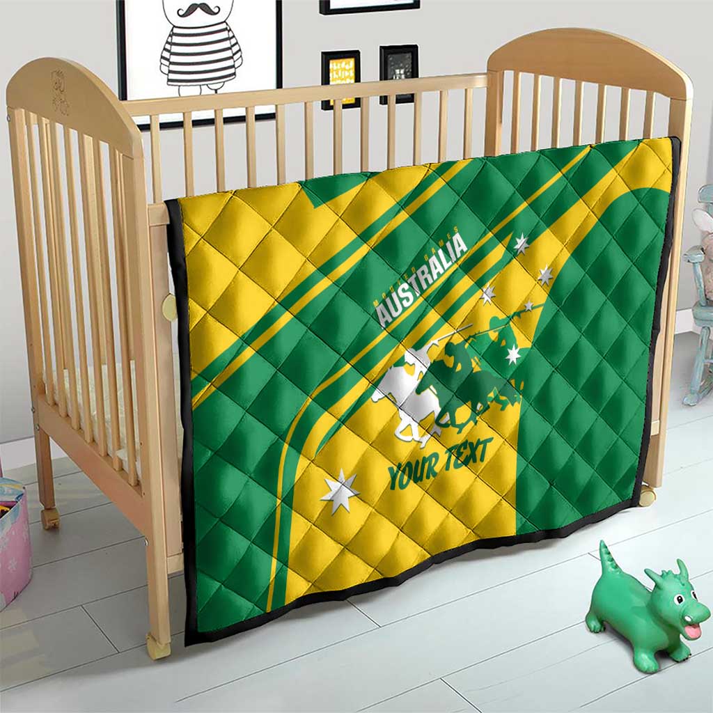Personalised Mounted Games Australia Quilt Nations 2025 Championship National Color - Aussie Hoodie