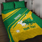Personalised Mounted Games Australia Quilt Bed Set Nations 2025 Championship National Color - Aussie Hoodie