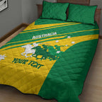 Personalised Mounted Games Australia Quilt Bed Set Nations 2025 Championship National Color - Aussie Hoodie