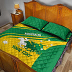 Personalised Mounted Games Australia Quilt Bed Set Nations 2025 Championship National Color - Aussie Hoodie