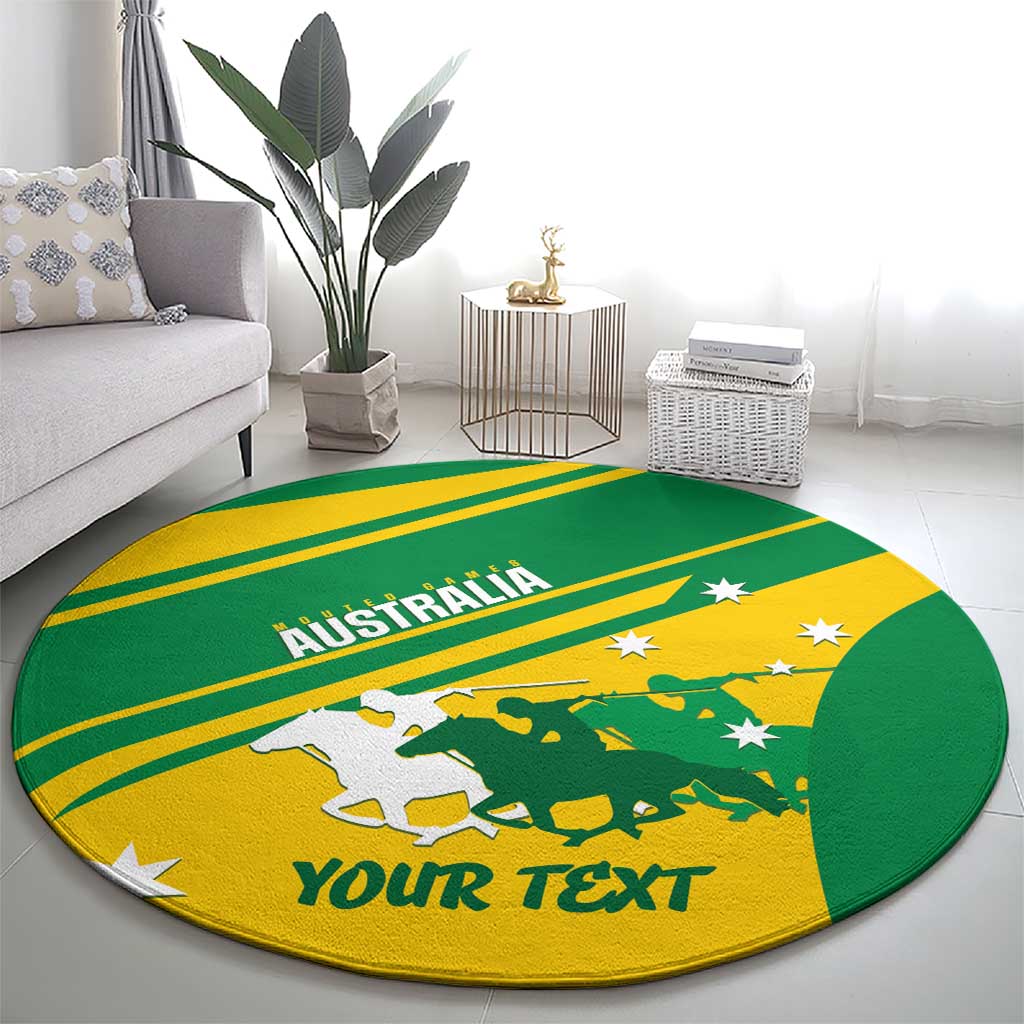 Personalised Mounted Games Australia Round Carpet Nations 2025 Championship National Color - Aussie Hoodie