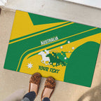 Personalised Mounted Games Australia Rubber Doormat Nations 2025 Championship National Color - Aussie Hoodie