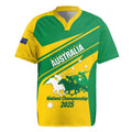 Personalised Mounted Games Australia Rugby Jersey Nations 2025 Championship National Color - Aussie Hoodie