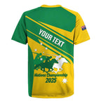 Personalised Mounted Games Australia Rugby Jersey Nations 2025 Championship National Color - Aussie Hoodie