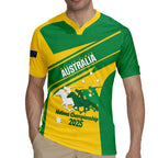 Personalised Mounted Games Australia Rugby Jersey Nations 2025 Championship National Color - Aussie Hoodie