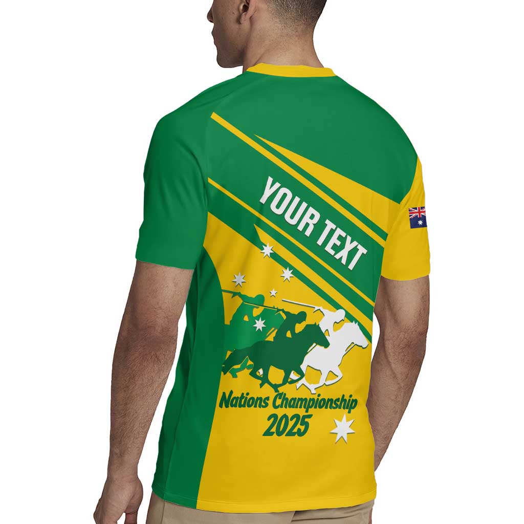 Personalised Mounted Games Australia Rugby Jersey Nations 2025 Championship National Color - Aussie Hoodie
