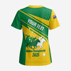 Personalised Mounted Games Australia Scrub Top Nations 2025 Championship National Color - Aussie Hoodie