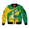 Personalised Mounted Games Australia Sleeve Zip Bomber Jacket Nations 2025 Championship National Color - Aussie Hoodie