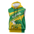 Personalised Mounted Games Australia Sleeveless Hoodie Nations 2025 Championship National Color - Aussie Hoodie