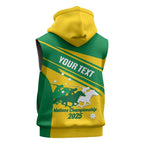 Personalised Mounted Games Australia Sleeveless Hoodie Nations 2025 Championship National Color - Aussie Hoodie