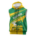 Personalised Mounted Games Australia Sleeveless Zip Hoodie Nations 2025 Championship National Color LT14